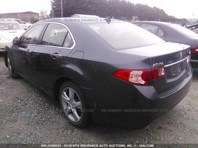 JH4CU2F60CC017665 - 2012 ACURA TSX TECH BLACK photo 3
