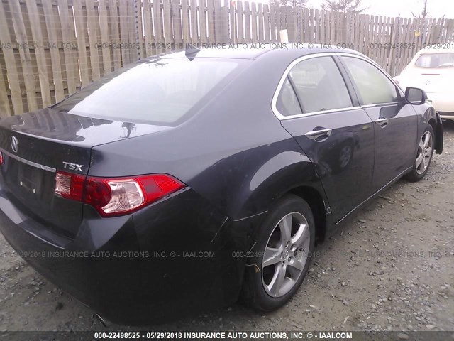 JH4CU2F60CC017665 - 2012 ACURA TSX TECH BLACK photo 4