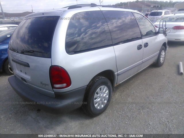 2P4GP2531YR514669 - 2000 PLYMOUTH VOYAGER SILVER photo 4