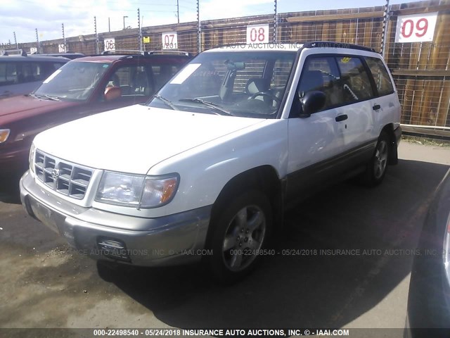 JF1SF6550WG779176 - 1998 SUBARU FORESTER S 白色 照片 2