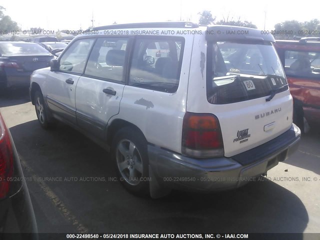 JF1SF6550WG779176 - 1998 SUBARU FORESTER S 白色 照片 3