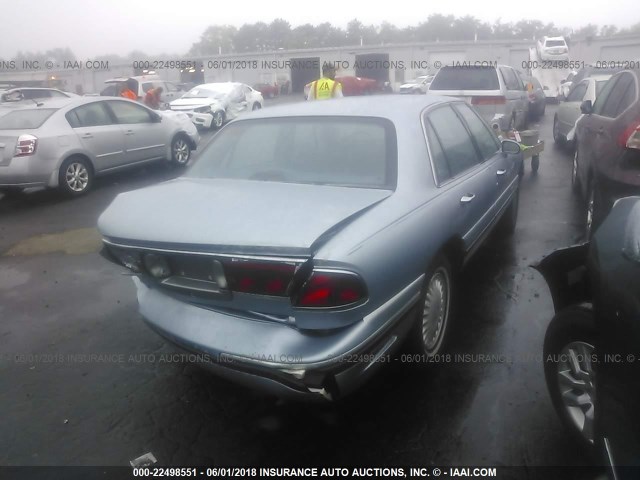 1G4HP52K6VH612847 - 1997 BUICK LESABRE CUSTOM BLUE photo 4