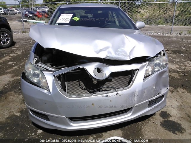 4T1BE46K69U284181 - 2009 TOYOTA CAMRY SE/LE/XLE SILVER photo 6