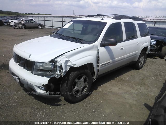 1GNET16S246124986 - 2004 CHEVROLET TRAILBLAZER EXT LS/EXT LT WHITE photo 2