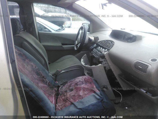 5N1BV28U16N114349 - 2006 NISSAN QUEST S/SE/SL GOLD photo 5