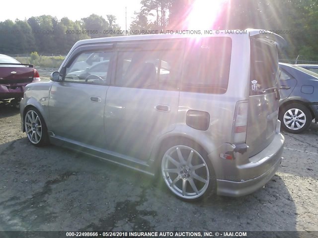 JTLKT324450197347 - 2005 TOYOTA SCION XB GRAY photo 3
