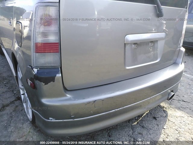 JTLKT324450197347 - 2005 TOYOTA SCION XB GRAY photo 6