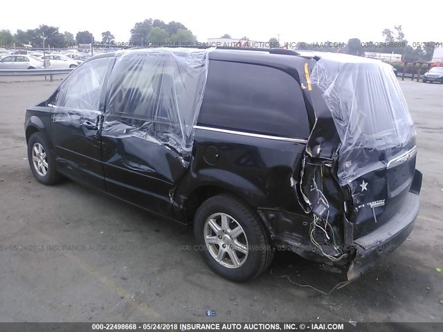 2A8HR54PX8R613427 - 2008 CHRYSLER TOWN & COUNTRY TOURING BLACK photo 3