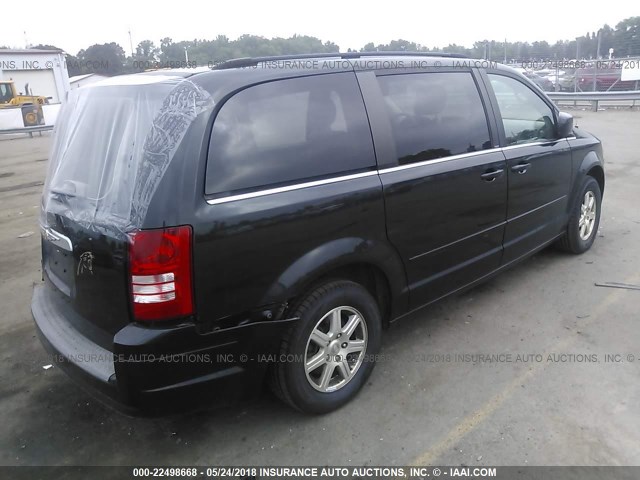 2A8HR54PX8R613427 - 2008 CHRYSLER TOWN & COUNTRY TOURING BLACK photo 4