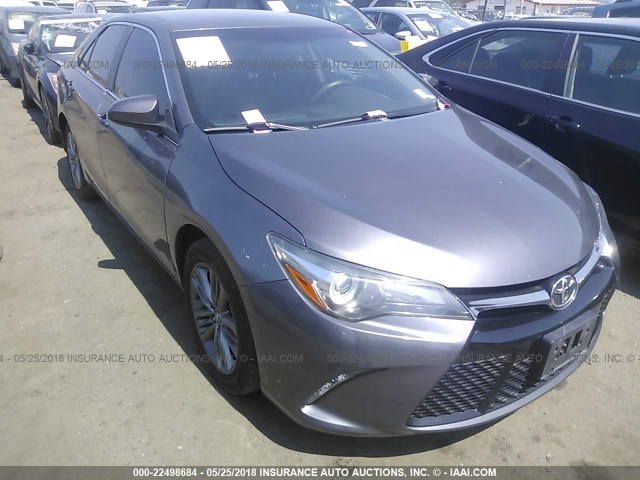 4T1BF1FK4FU494494 - 2015 TOYOTA CAMRY LE/XLE/SE/XSE GRAY photo 1