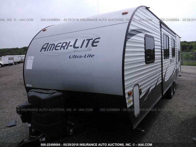 1NL1GTM21H1123660 - 2017 GULFSTREAM AMERI-LITE ULTRA LITE  WHITE photo 2