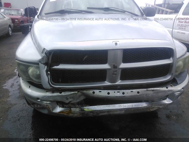 1D7HA16KX3J652322 - 2003 DODGE RAM 1500 ST SILVER photo 6