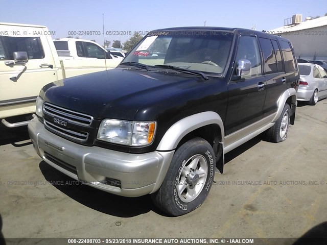 JACDJ58XXY7J01027 - 2000 ISUZU TROOPER S/LS/LIMITED 黑色 照片 2