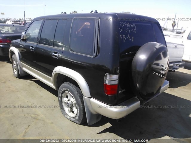 JACDJ58XXY7J01027 - 2000 ISUZU TROOPER S/LS/LIMITED 黑色 照片 3