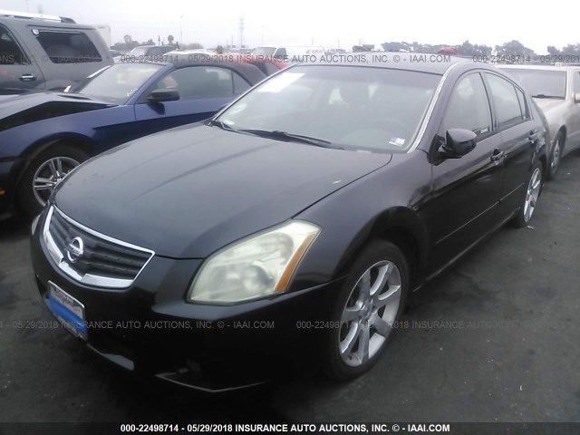 1N4BA41EX8C822960 - 2008 NISSAN MAXIMA SE/SL BLACK photo 2