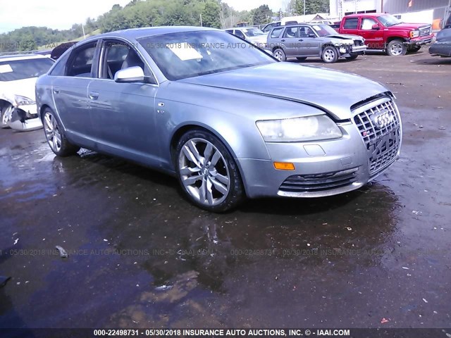 WAUGN74F67N038320 - 2007 AUDI S6 QUATTRO SILVER photo 1