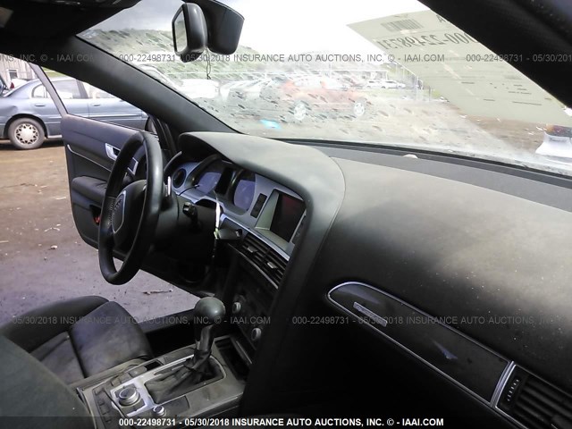 WAUGN74F67N038320 - 2007 AUDI S6 QUATTRO SILVER photo 5