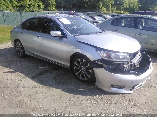 1HGCR2F50DA282403 - 2013 HONDA ACCORD SPORT 银色 照片 1