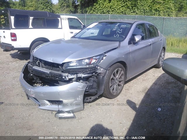 1HGCR2F50DA282403 - 2013 HONDA ACCORD SPORT 银色 照片 2