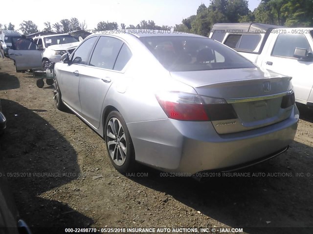 1HGCR2F50DA282403 - 2013 HONDA ACCORD SPORT 银色 照片 3