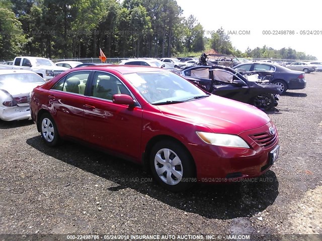 4T1BE46K57U027218 - 2007 TOYOTA CAMRY NEW GENERAT CE/LE/XLE/SE RED photo 1