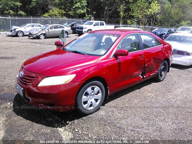 4T1BE46K57U027218 - 2007 TOYOTA CAMRY NEW GENERAT CE/LE/XLE/SE RED photo 2