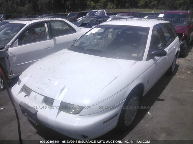 1G8ZK8277TZ267267 - 1996 SATURN SW2 WHITE photo 2