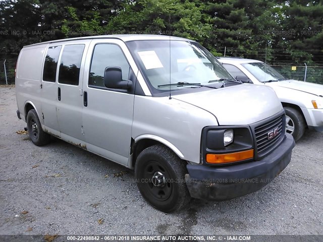 1GTFG15X361131136 - 2006 GMC SAVANA SILVER photo 1