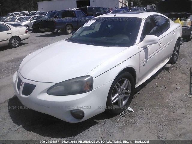 2G2WR544751222044 - 2005 PONTIAC GRAND PRIX GTP WHITE photo 2