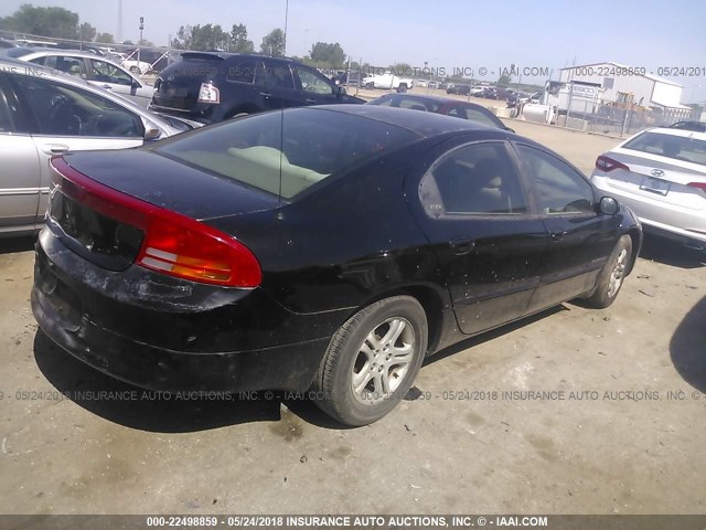 2B3HD56J2YH439052 - 2000 DODGE INTREPID ES BLACK photo 4