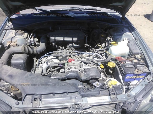 4S3BH675817607729 - 2001 SUBARU LEGACY OUTBACK AWP 绿色 照片 10