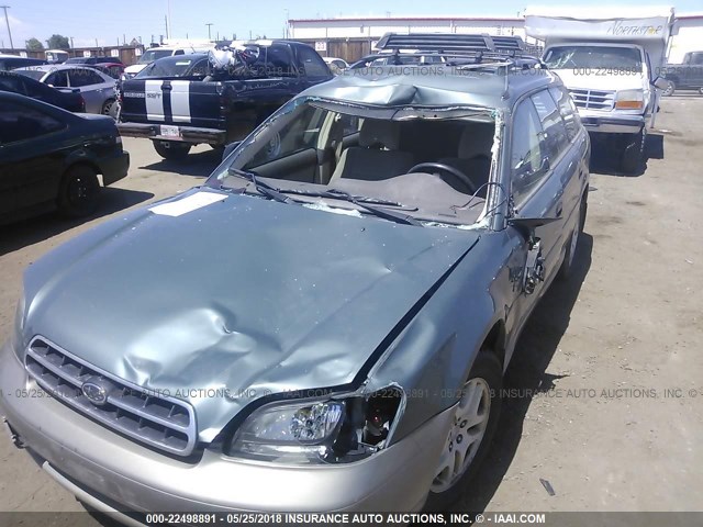4S3BH675817607729 - 2001 SUBARU LEGACY OUTBACK AWP 绿色 照片 6