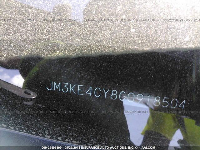 JM3KE4CY8G0918504 - 2016 MAZDA CX-5 TOURING RED photo 9
