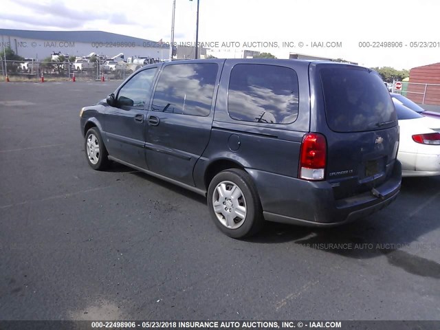 1GNDV23W78D155154 - 2008 CHEVROLET UPLANDER LS GRAY photo 3