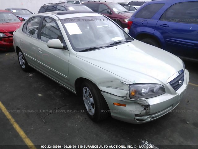 KMHDN46D14U712239 - 2004 HYUNDAI ELANTRA GLS/GT GREEN photo 1