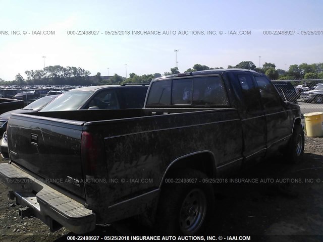 1GTEK19M2WE507683 - 1998 GMC SIERRA K1500 BLACK photo 4