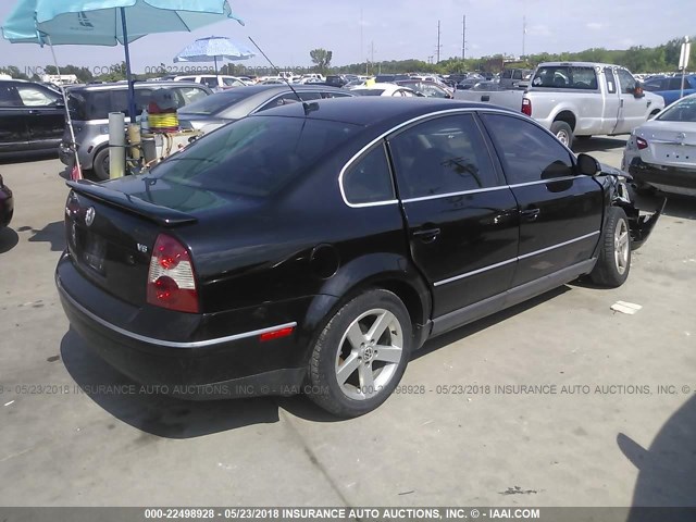 WVWRH63B54P152756 - 2004 VOLKSWAGEN PASSAT GLX 黑色 照片 4