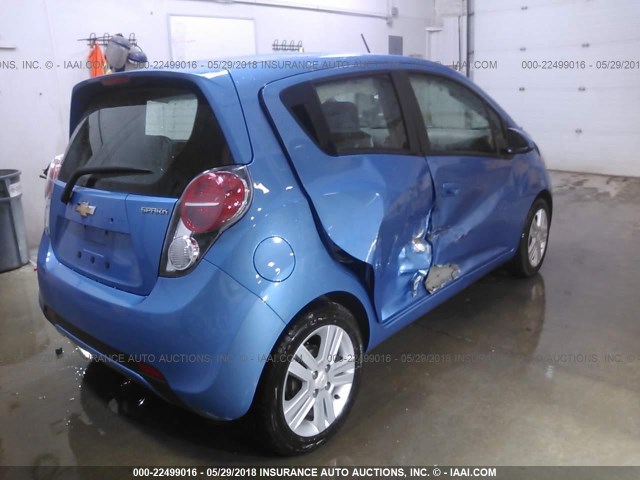 KL8CB6S97EC491686 - 2014 CHEVROLET SPARK LS BLUE photo 6