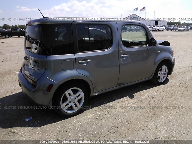 JN8AZ2KR0AT162765 - 2010 NISSAN CUBE S/SL/KROM GRAY photo 4