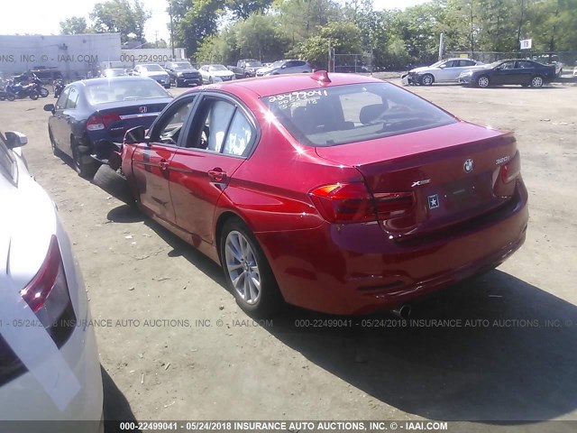 WBA8E5G54GNU19823 - 2016 BMW 320 XI RED photo 3