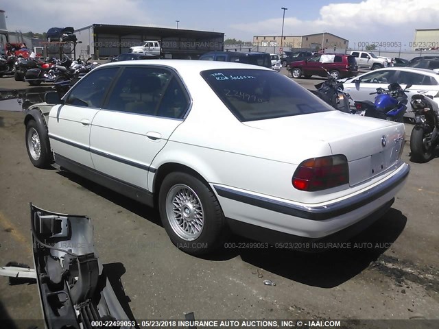 WBAGJ8329VDM00918 - 1997 BMW 740 IL WHITE photo 3