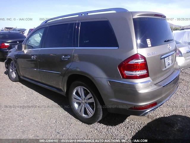 4JGBF2FE4AA598736 - 2010 MERCEDES-BENZ GL 350 BLUETEC GOLD photo 3