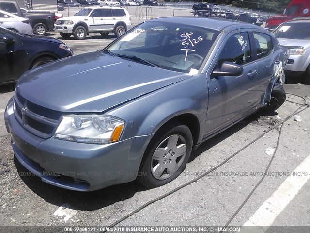 1B3LC46B39N529769 - 2009 DODGE AVENGER SE/SXT GRAY photo 2