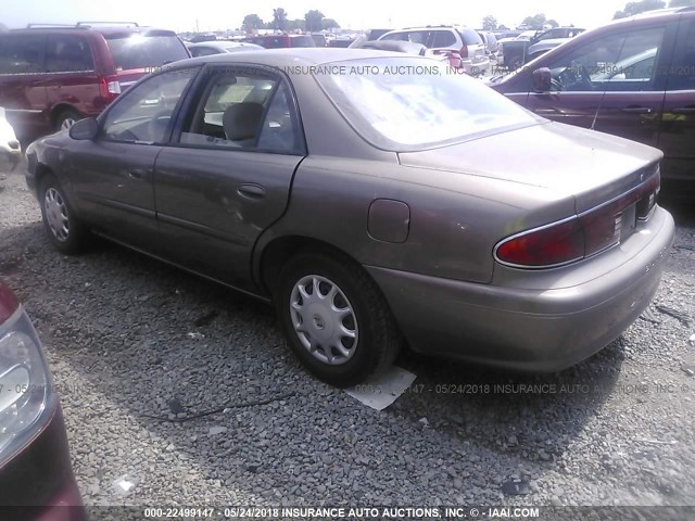 2G4WS52J531239765 - 2003 BUICK CENTURY CUSTOM TAN photo 3