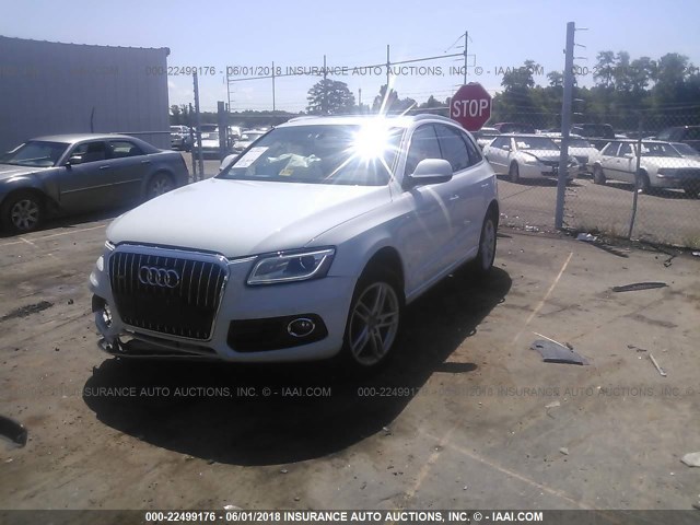 WA1L2AFP3HA015237 - 2017 AUDI Q5 PREMIUM PLUS WHITE photo 2