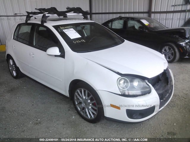 WVWGV71K07W076396 - 2007 VOLKSWAGEN NEW GTI WHITE photo 1