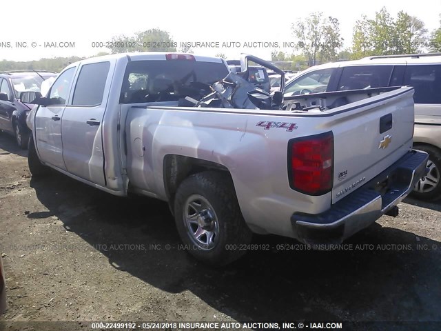 3GCUKPEH1EG199629 - 2014 CHEVROLET SILVERADO K1500 SILVER photo 3