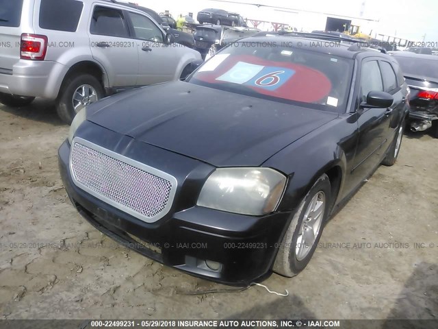 2D4FV48V85H533626 - 2005 DODGE MAGNUM SXT BLACK photo 2