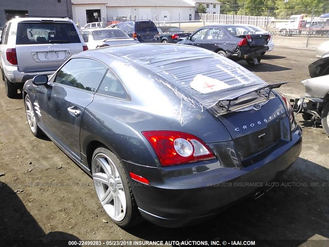 1C3AN69L56X066313 - 2006 CHRYSLER CROSSFIRE LIMITED GRAY photo 3