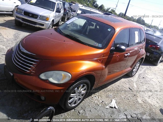 3A8FY68B37T552979 - 2007 CHRYSLER PT CRUISER LIMITED ORANGE photo 2